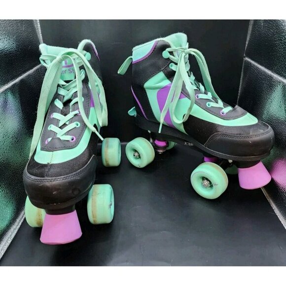 Roller Derby Roller Star Girls Roller Skates Size Youth Adjustable 3-6 - Picture 1 of 9